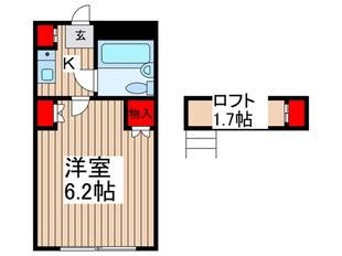 ハイツセルシオンの物件間取画像